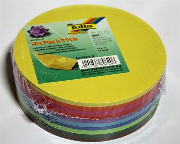 Faltblätter 70g/m², 12 cm rund